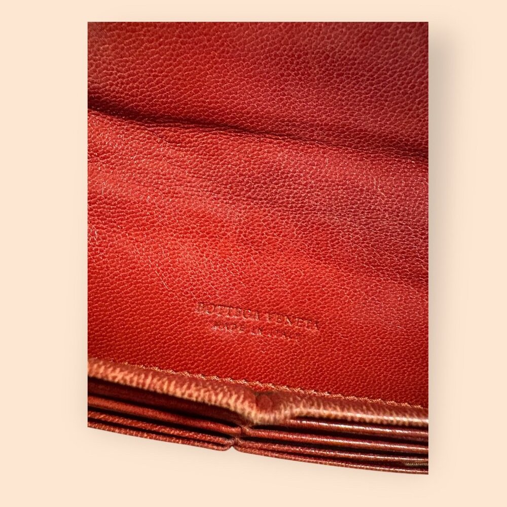 Authentic Vintage Bottega Veneta Intrecciato Leather Continental Wallet - Picture 5 of 5